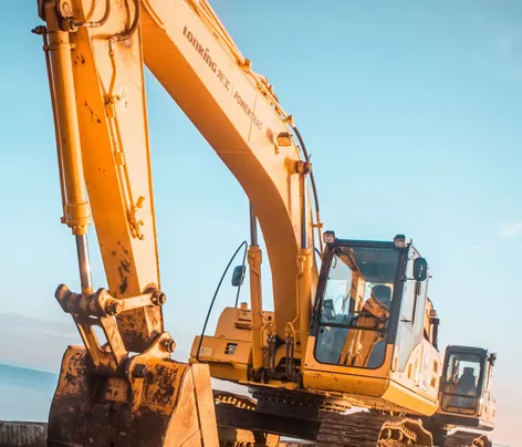A massive construction project is underway in the city – and it's all thanks to this giant backhoe!